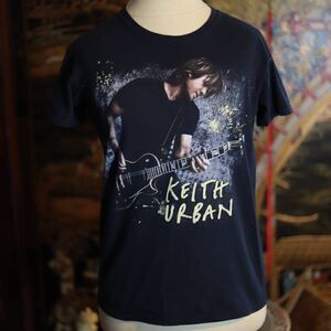Small Keith Urban 2010 Tour Black Band Tee Tshirt